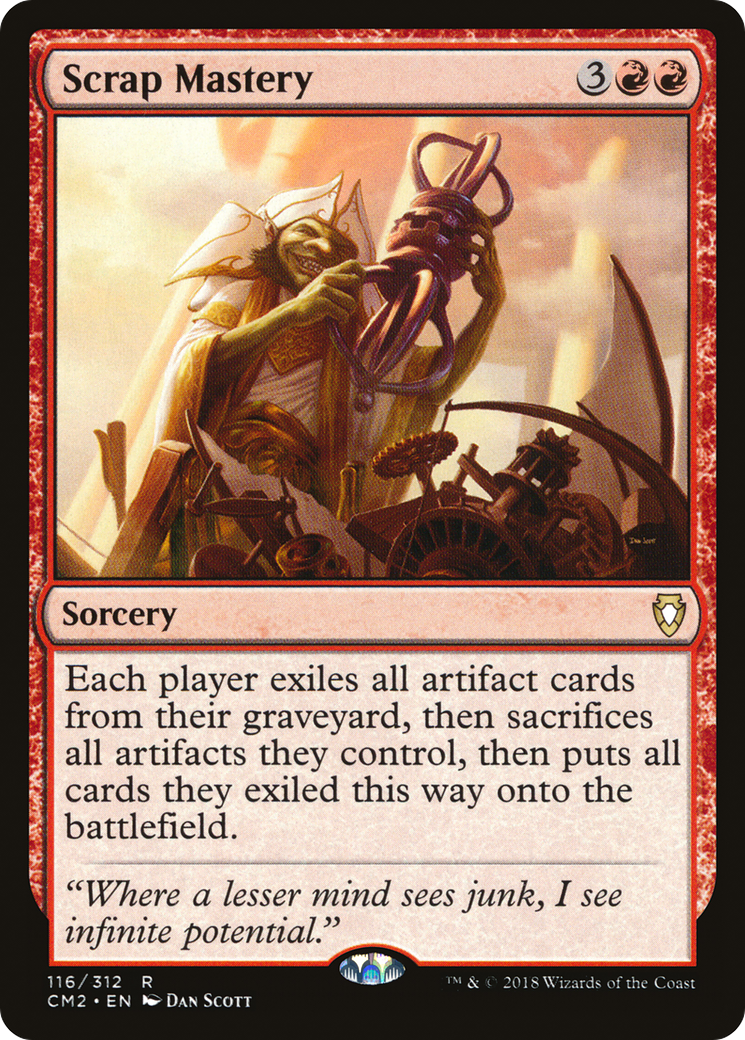 Scrap Mastery (CM2-116) [Commander Anthology Volume II] MTG Single Wizards of the Coast