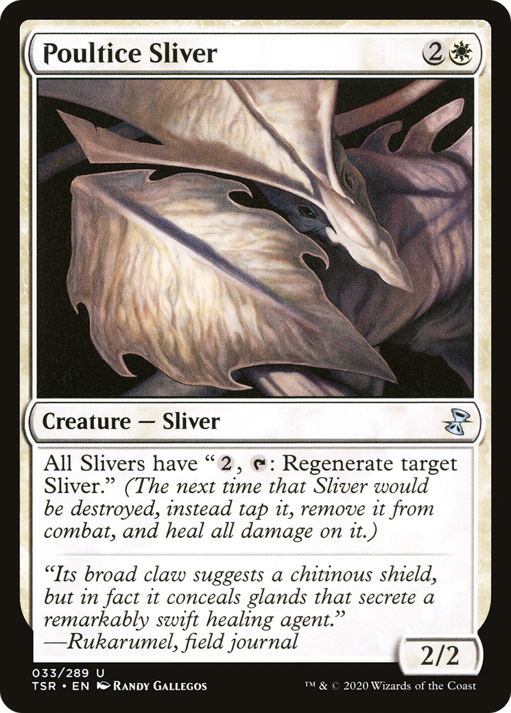 Poultice Sliver (TSR-033) [Time Spiral Remastered] MTG Single Wizards of the Coast