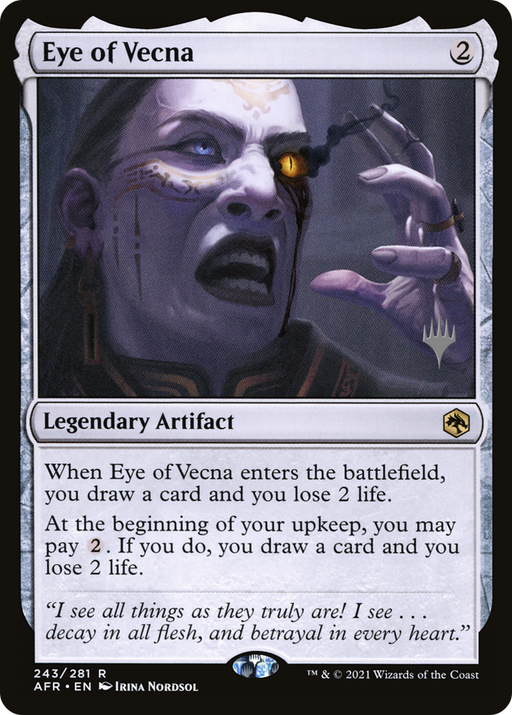 Eye of Vecna (PPAFR-243) [Adventures in the Forgotten Realms Promos] MTG Single Wizards of the Coast