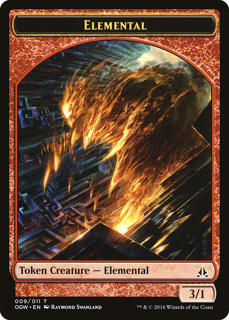 Elemental Token (009) (OGW-009) [Tokens] Oath of the Gatewatch Tokens MTG Single Wizards of the Coast