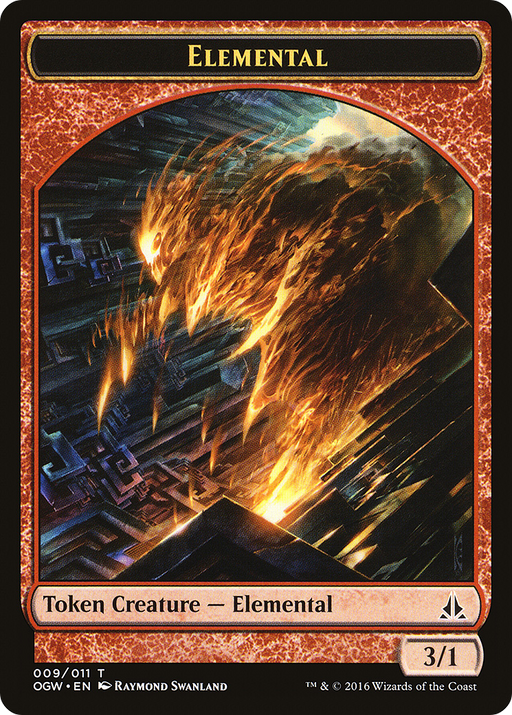 Elemental Token (009) (OGW-009) [Tokens] Oath of the Gatewatch Tokens MTG Single Wizards of the Coast