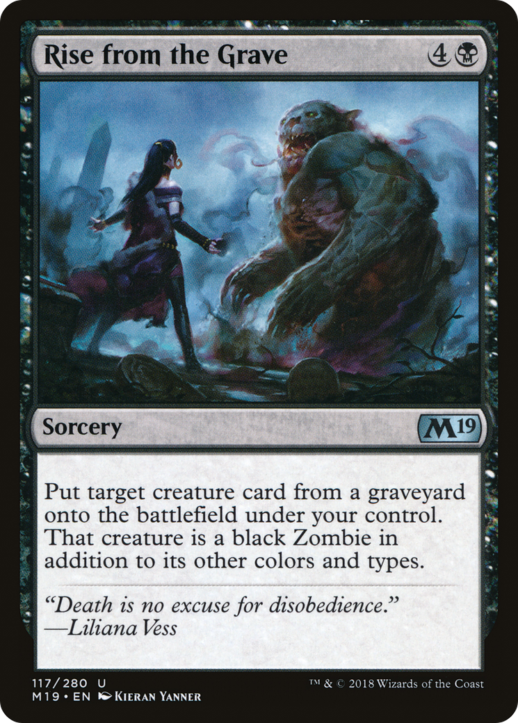 Rise from the Grave (M19-117) [Core Set 2019] MTG Single Wizards of the Coast