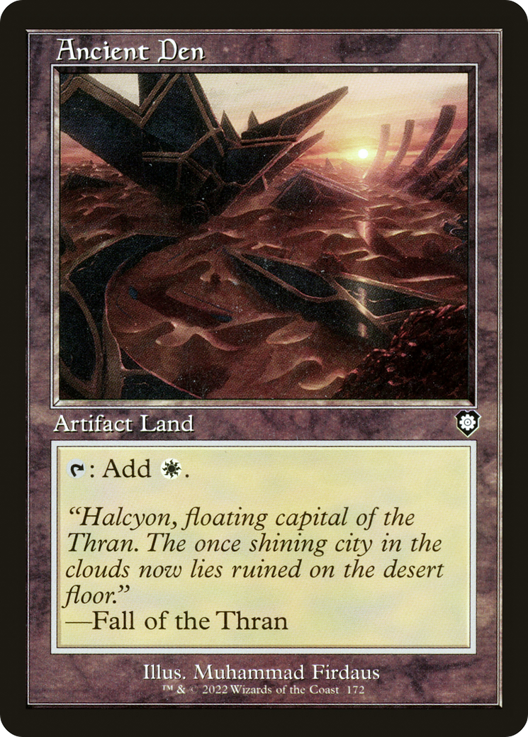 Ancient Den (BRC-172) [The Brothers' War Commander] MTG Single Wizards of the Coast