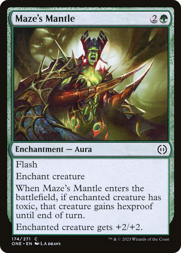 Maze's Mantle (ONE-174) [Phyrexia: All Will Be One] MTG Single Wizards of the Coast