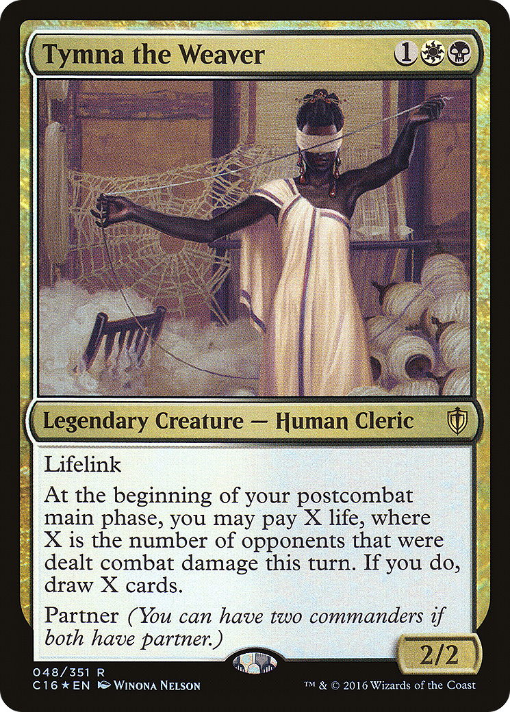 Tymna the Weaver (C16-048) [Commander 2016] Foil MTG Single Wizards of the Coast