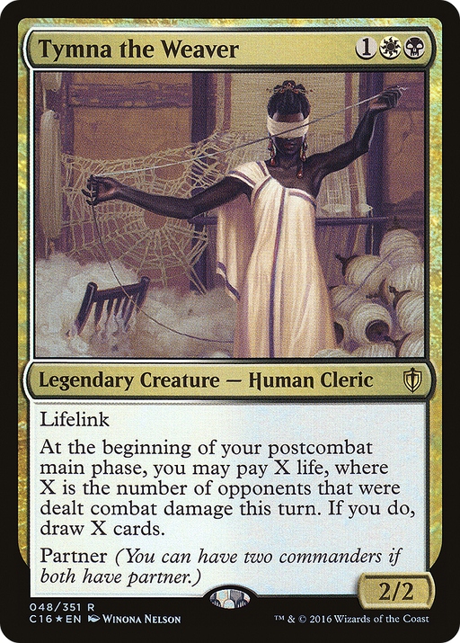 Tymna the Weaver (C16-048) [Commander 2016] Foil MTG Single Wizards of the Coast