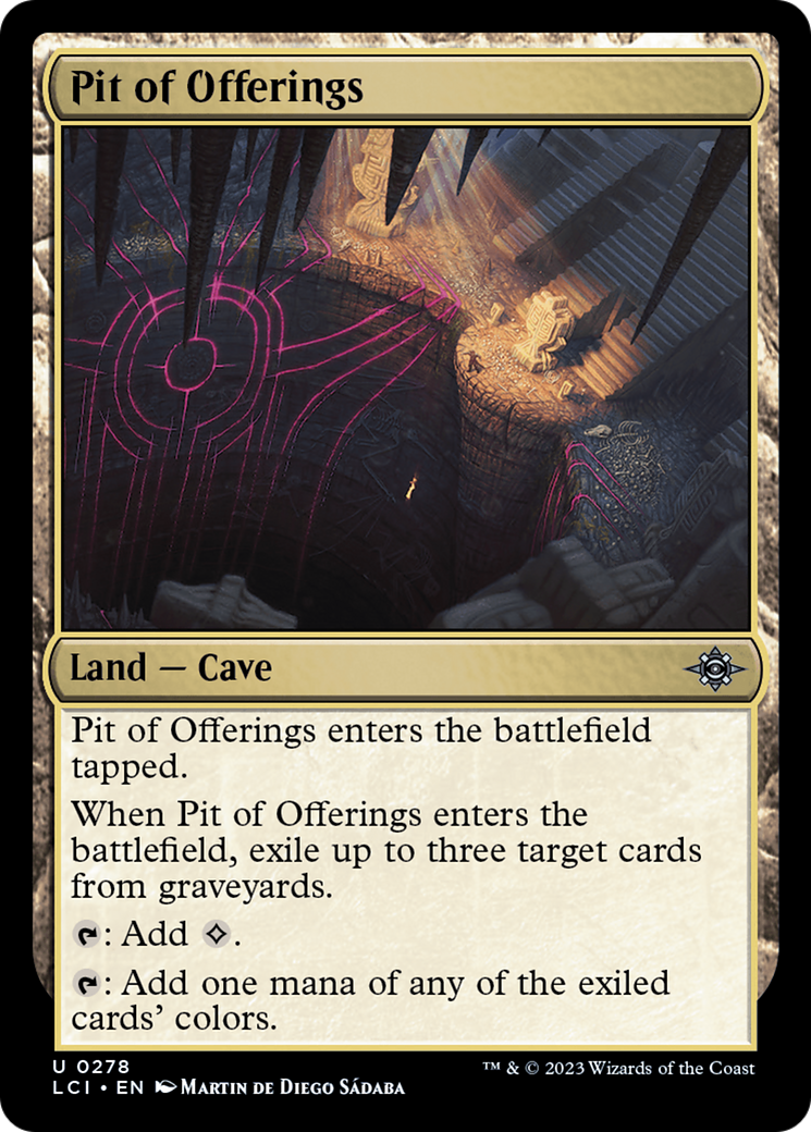 Pit of Offerings (LCI-278) [The Lost Caverns of Ixalan] MTG Single Wizards of the Coast