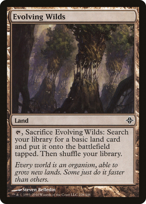 Evolving Wilds (ROE-228) [Rise of the Eldrazi] MTG Single Wizards of the Coast