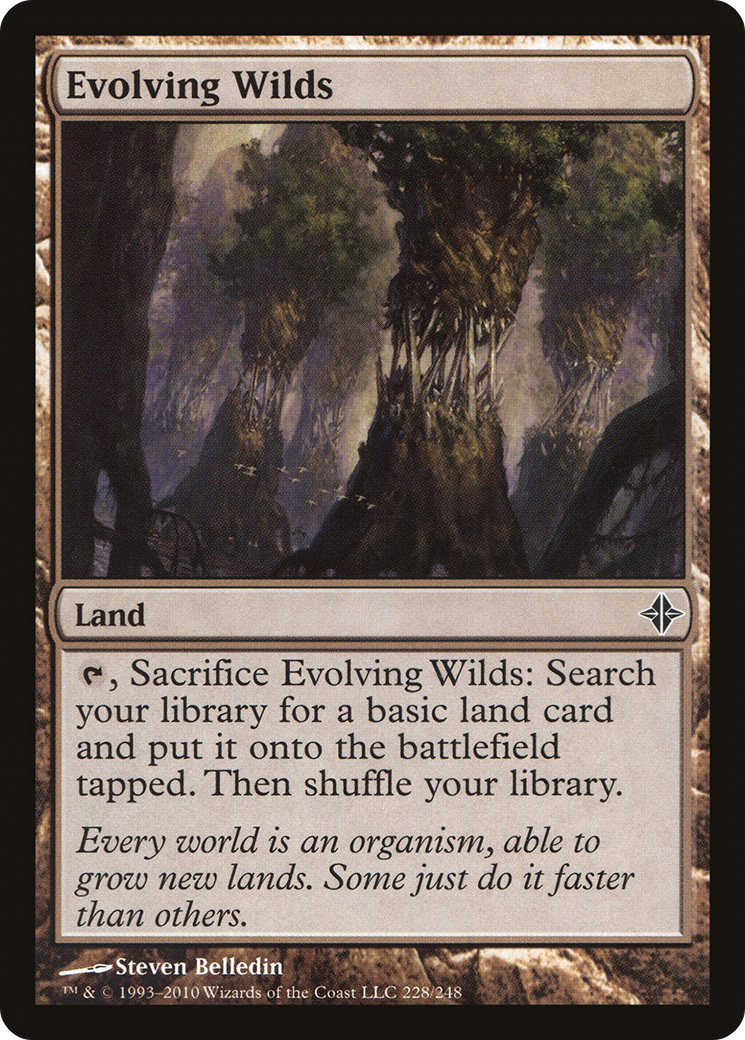 Evolving Wilds (ROE-228) [Rise of the Eldrazi] Foil MTG Single Wizards of the Coast