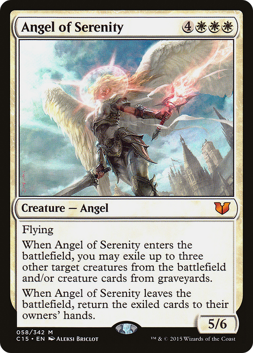 Angel of Serenity (C15-058) [Commander 2015] MTG Single Wizards of the Coast