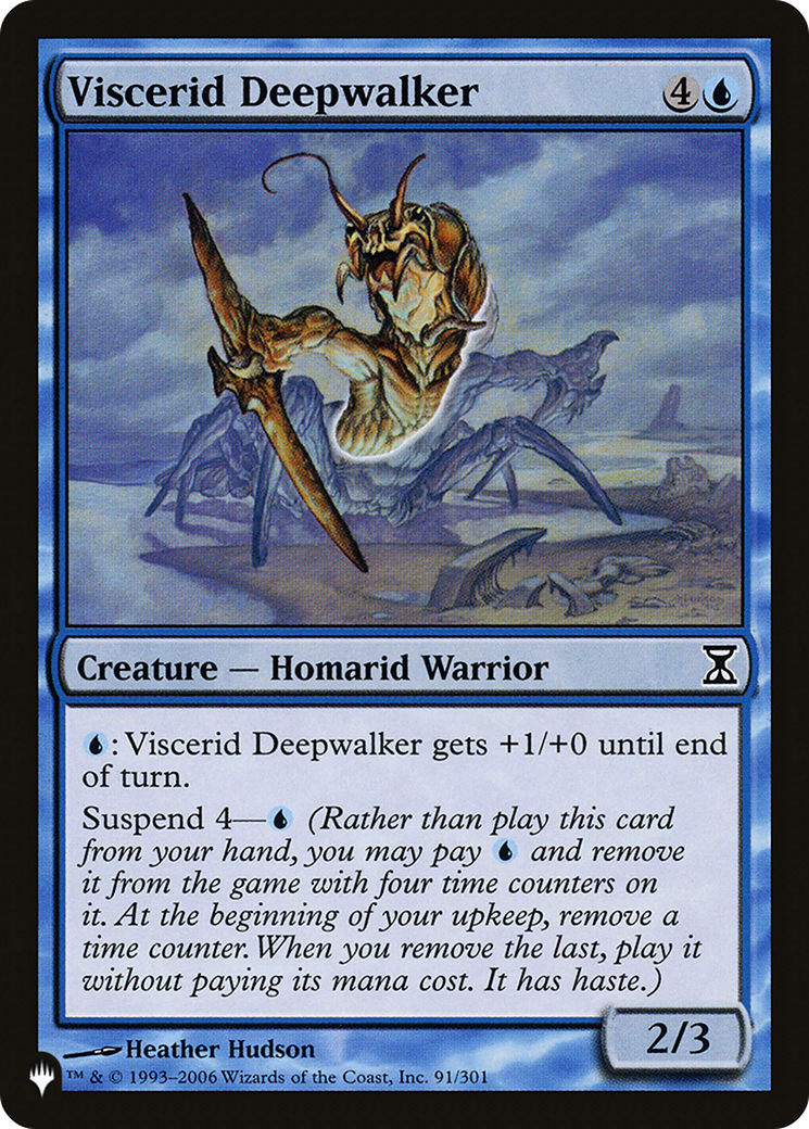 Viscerid Deepwalker (LIST-TSP-91) [Mystery Booster] The List MTG Single Wizards of the Coast