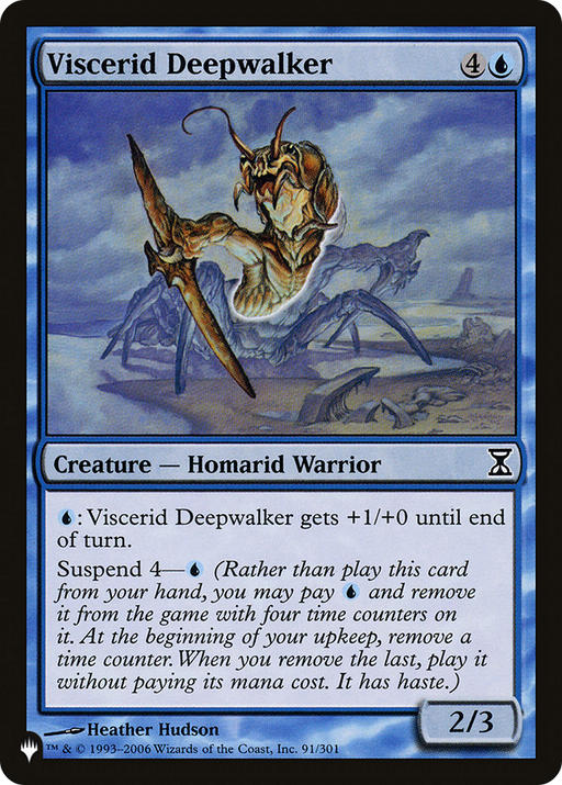 Viscerid Deepwalker (LIST-TSP-91) [Mystery Booster] The List MTG Single Wizards of the Coast