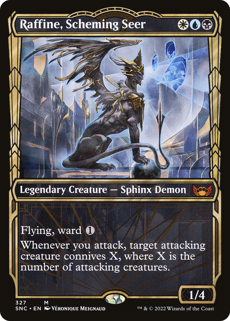 Raffine, Scheming Seer (SNC-327) [Streets of New Capenna] (Showcase) Foil MTG Single Wizards of the Coast