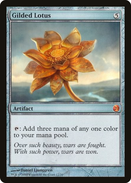 Gilded Lotus (V13-012) [Misc] From the Vault: Twenty Foil MTG Single Wizards of the Coast