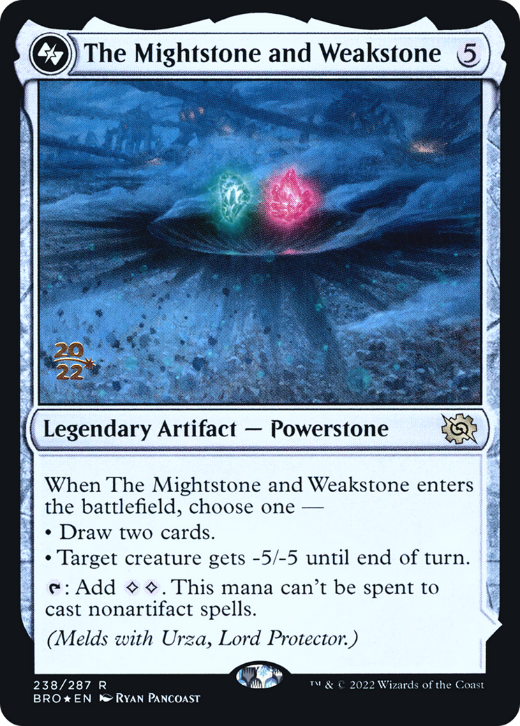 The Mightstone and Weakstone (PRE-238) [The Brothers' War Promos] Foil MTG Single Wizards of the Coast