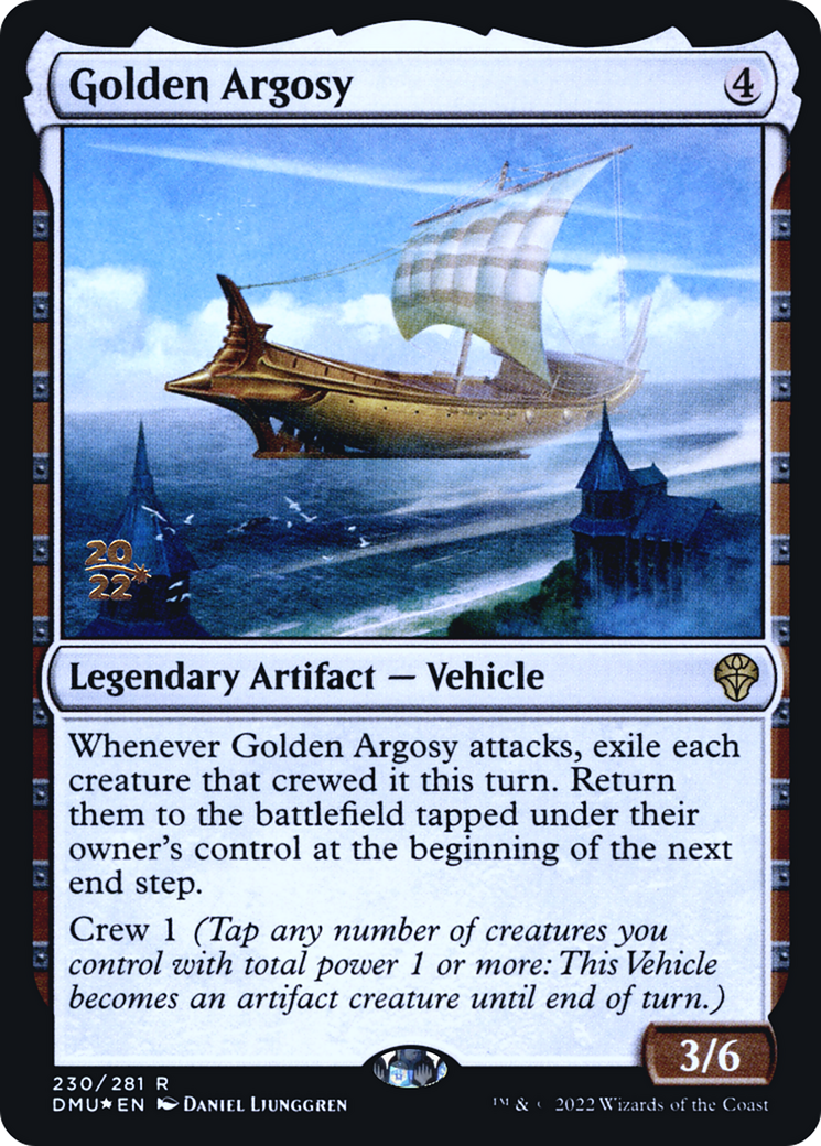 Golden Argosy (PRE-230) [Dominaria United Promos] Foil MTG Single Wizards of the Coast