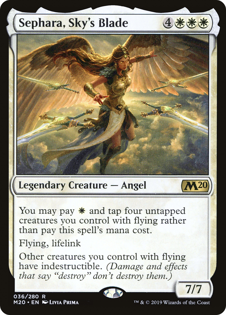 Sephara, Sky's Blade (M20-036) [Core Set 2020] MTG Single Wizards of the Coast