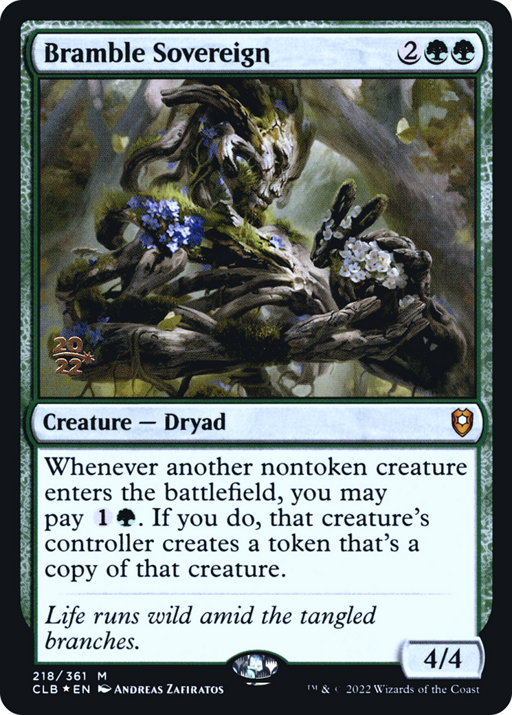 Bramble Sovereign (PRE-218) [Battle for Baldur's Gate Promos] Foil MTG Single Wizards of the Coast