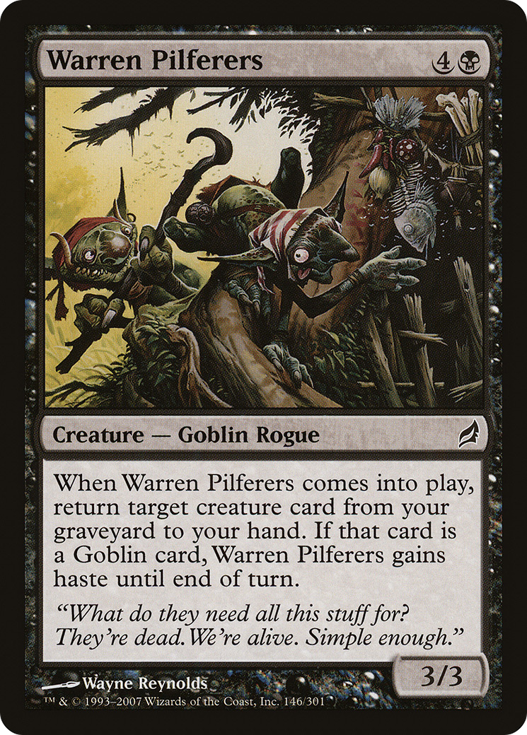 Warren Pilferers (LRW-146) [Lorwyn] MTG Single Wizards of the Coast