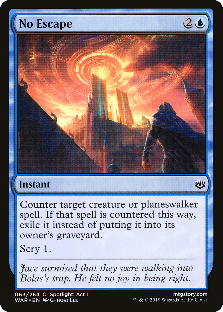 No Escape (WAR-063) [War of the Spark] MTG Single Wizards of the Coast