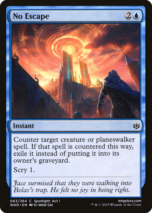 No Escape (WAR-063) [War of the Spark] MTG Single Wizards of the Coast