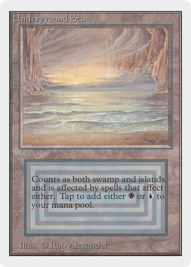 Underground Sea (2ED-286) [Oldschool] Unlimited Edition MTG Single Wizards of the Coast