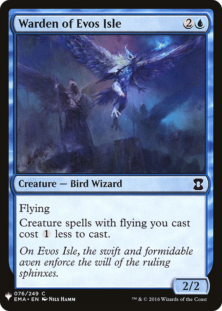 Warden of Evos Isle (LIST-EMA-76) [Mystery Booster] The List MTG Single Wizards of the Coast