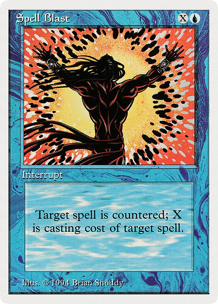 Spell Blast (SUM-082) [Misc] Summer Magic / Edgar MTG Single Wizards of the Coast