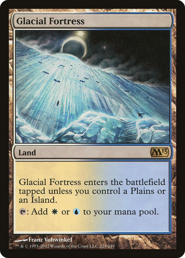 Glacial Fortress (M13-225) [Magic 2013] MTG Single Wizards of the Coast