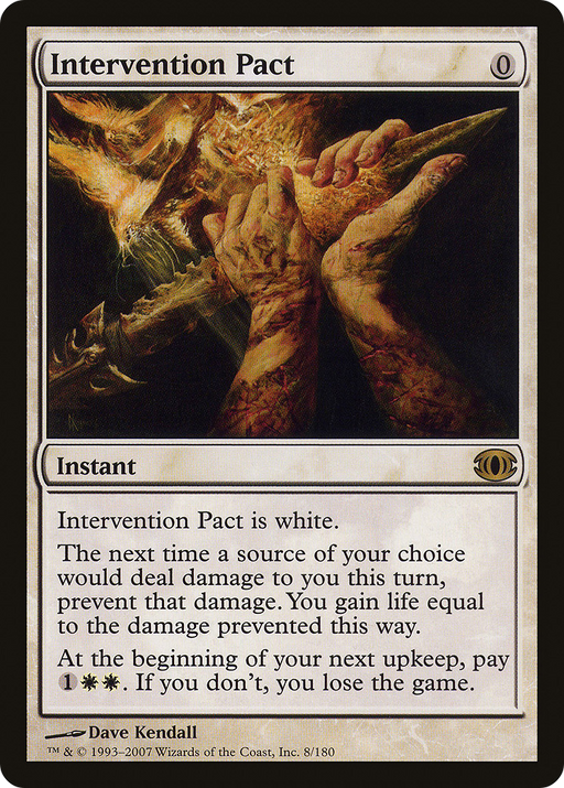 Intervention Pact (FUT-008) [Future Sight] MTG Single Wizards of the Coast