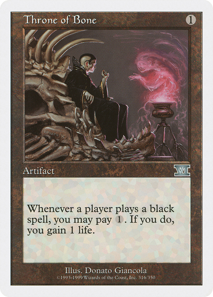 Throne of Bone (6ED-316) [Classic Sixth Edition] MTG Single Wizards of the Coast