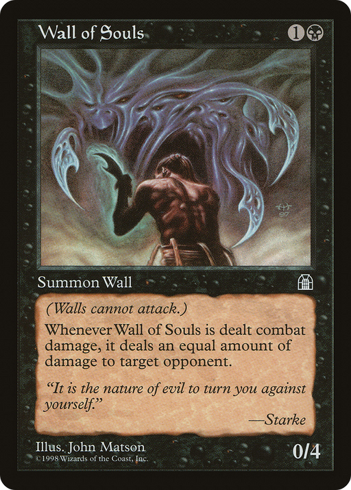 Wall of Souls (STH-075) [Stronghold] MTG Single Wizards of the Coast