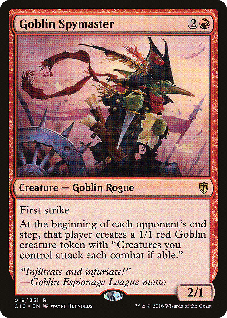 Goblin Spymaster (C16-019) [Commander 2016] MTG Single Wizards of the Coast