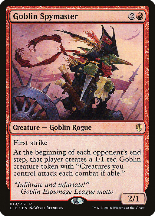 Goblin Spymaster (C16-019) [Commander 2016] MTG Single Wizards of the Coast