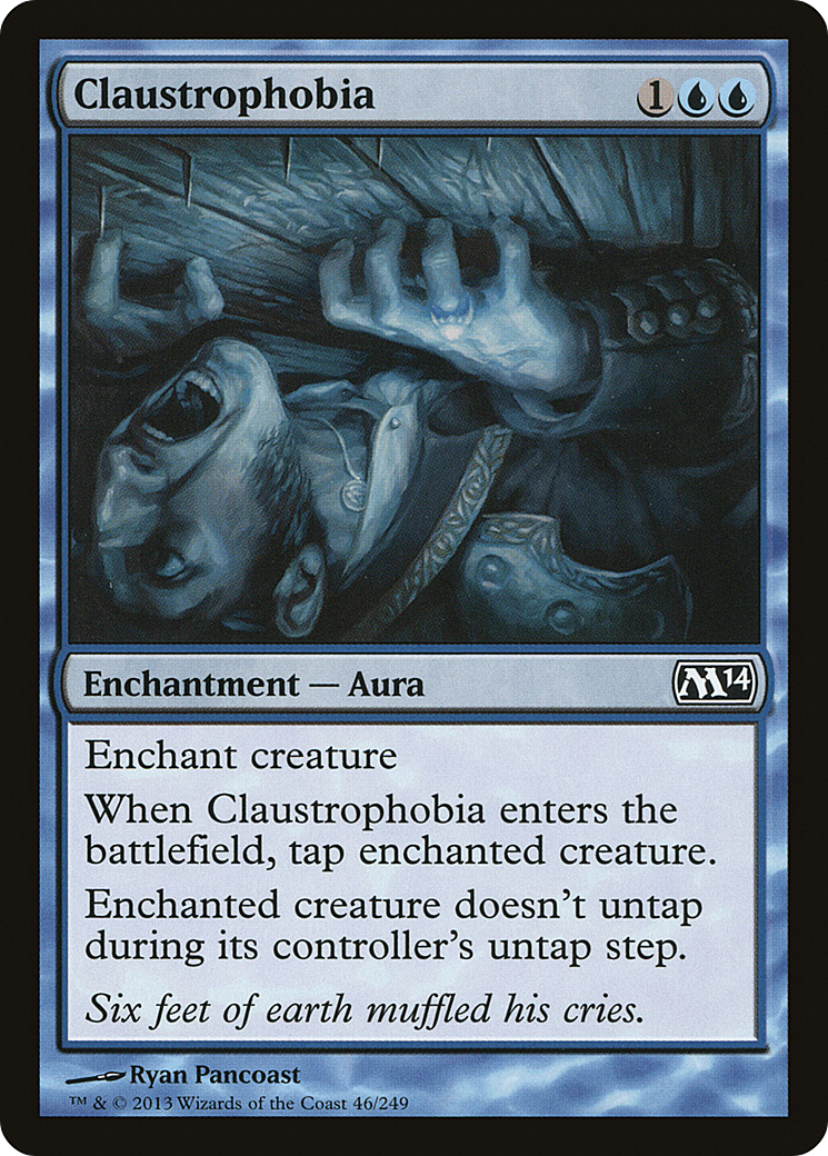 Claustrophobia (M14-046) [Magic 2014] Foil MTG Single Wizards of the Coast