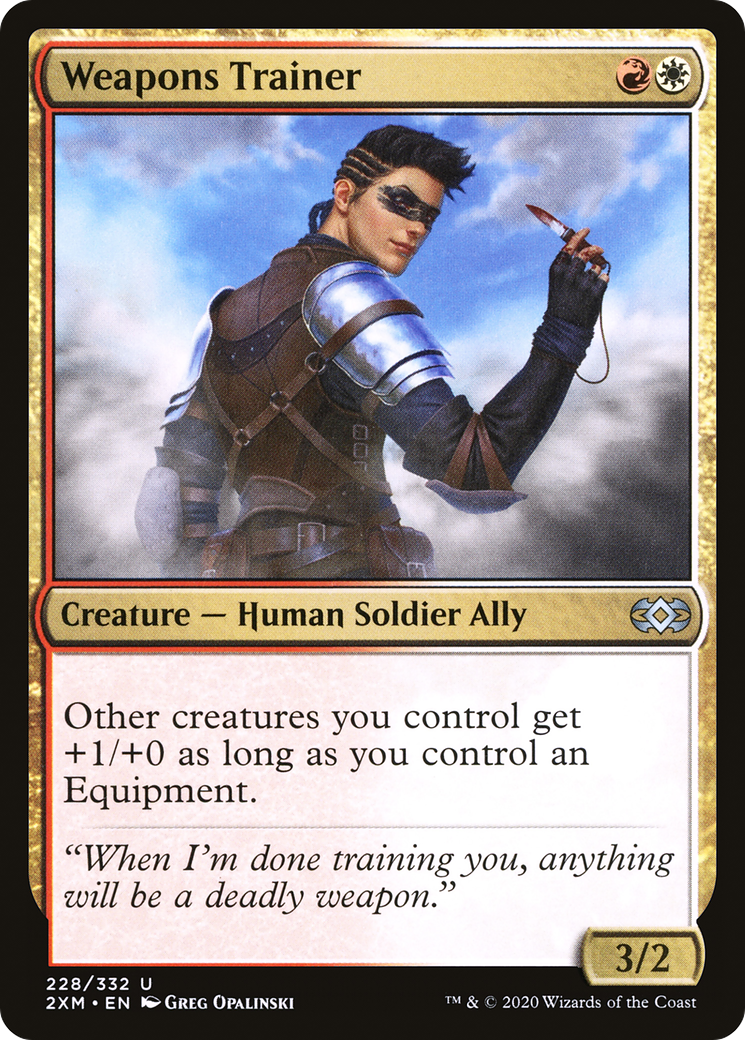 Weapons Trainer (2XM-228) [Double Masters] MTG Single Wizards of the Coast