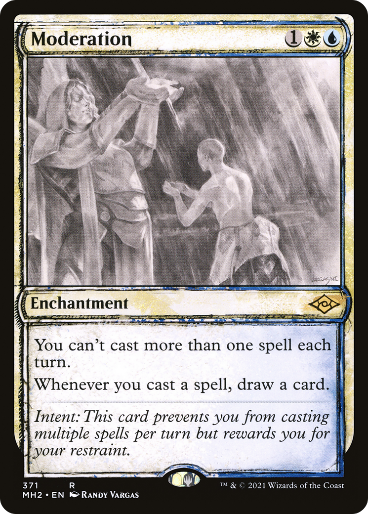 Moderation (MH2-371) [Modern Horizons 2] (Showcase) MTG Single Modern Horizons 2