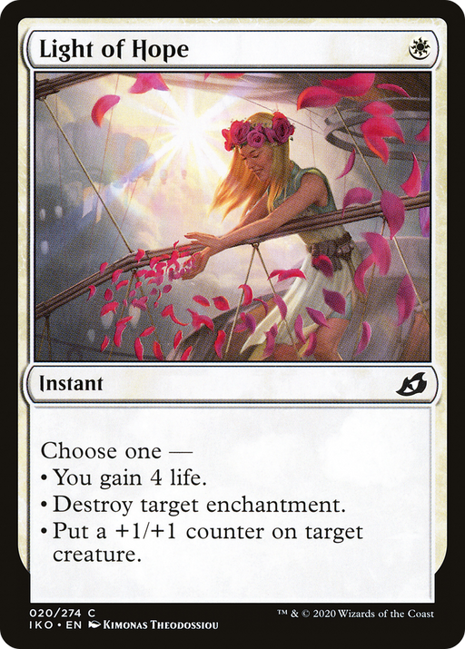 Light of Hope (IKO-020) [Ikoria: Lair of Behemoths] MTG Single Wizards of the Coast