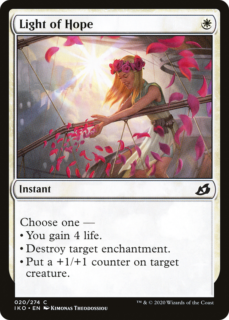Light of Hope (IKO-020) [Ikoria: Lair of Behemoths] Foil MTG Single Wizards of the Coast