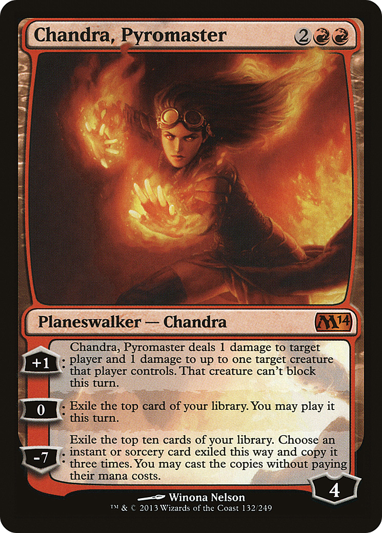 Chandra, Pyromaster (M14-132) [Magic 2014] MTG Single Wizards of the Coast