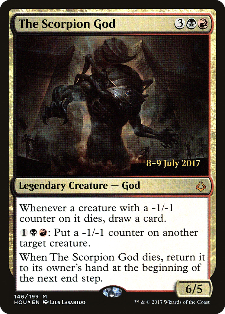 The Scorpion God (PRE-146) [Hour of Devastation Promos] Foil MTG Single Wizards of the Coast
