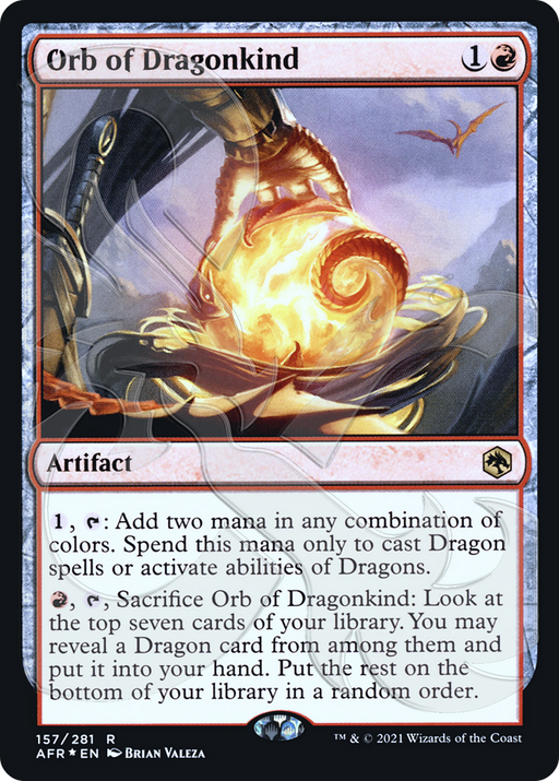 Orb of Dragonkind (AFR&-157) [Adventures in the Forgotten Realms Promos] Foil MTG Single Wizards of the Coast