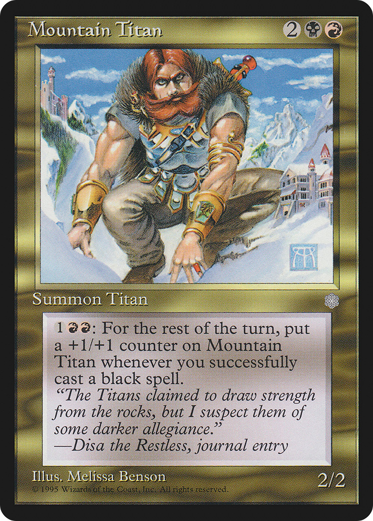 Mountain Titan (ICE-299) [Ice Age] MTG Single Wizards of the Coast