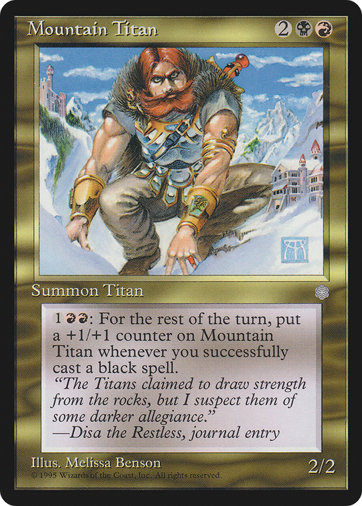 Mountain Titan (ICE-299) [Ice Age] MTG Single Wizards of the Coast