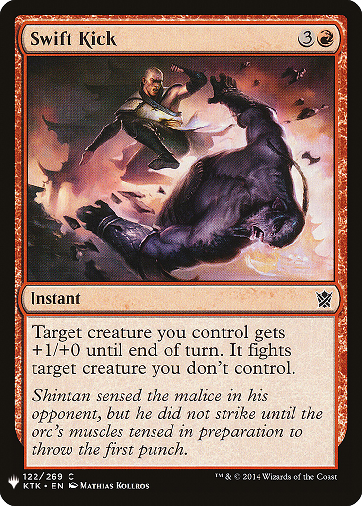 Swift Kick (LIST-KTK-122) [Mystery Booster] The List MTG Single Wizards of the Coast