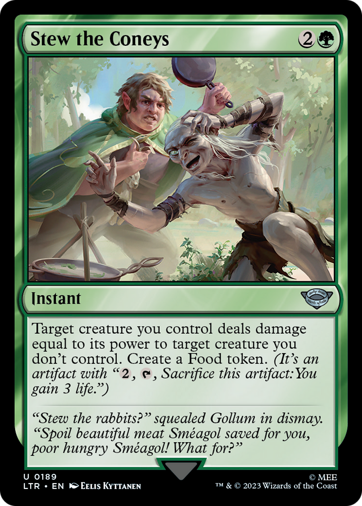 Stew the Coneys (LTR-189) [The Lord of the Rings: Tales of Middle-earth] Foil MTG Single Wizards of the Coast
