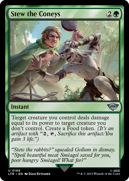 Stew the Coneys (LTR-189) [The Lord of the Rings: Tales of Middle-earth] Foil MTG Single Wizards of the Coast