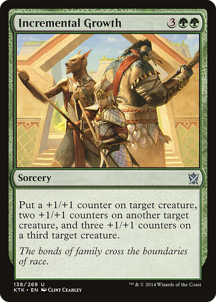 Incremental Growth (KTK-138) [Khans of Tarkir] MTG Single Wizards of the Coast