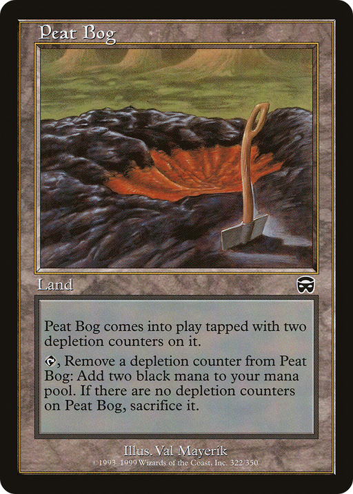 Peat Bog (MMQ-322) [Mercadian Masques] Foil MTG Single Wizards of the Coast