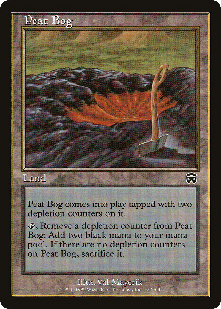 Peat Bog (MMQ-322) [Mercadian Masques] MTG Single Wizards of the Coast